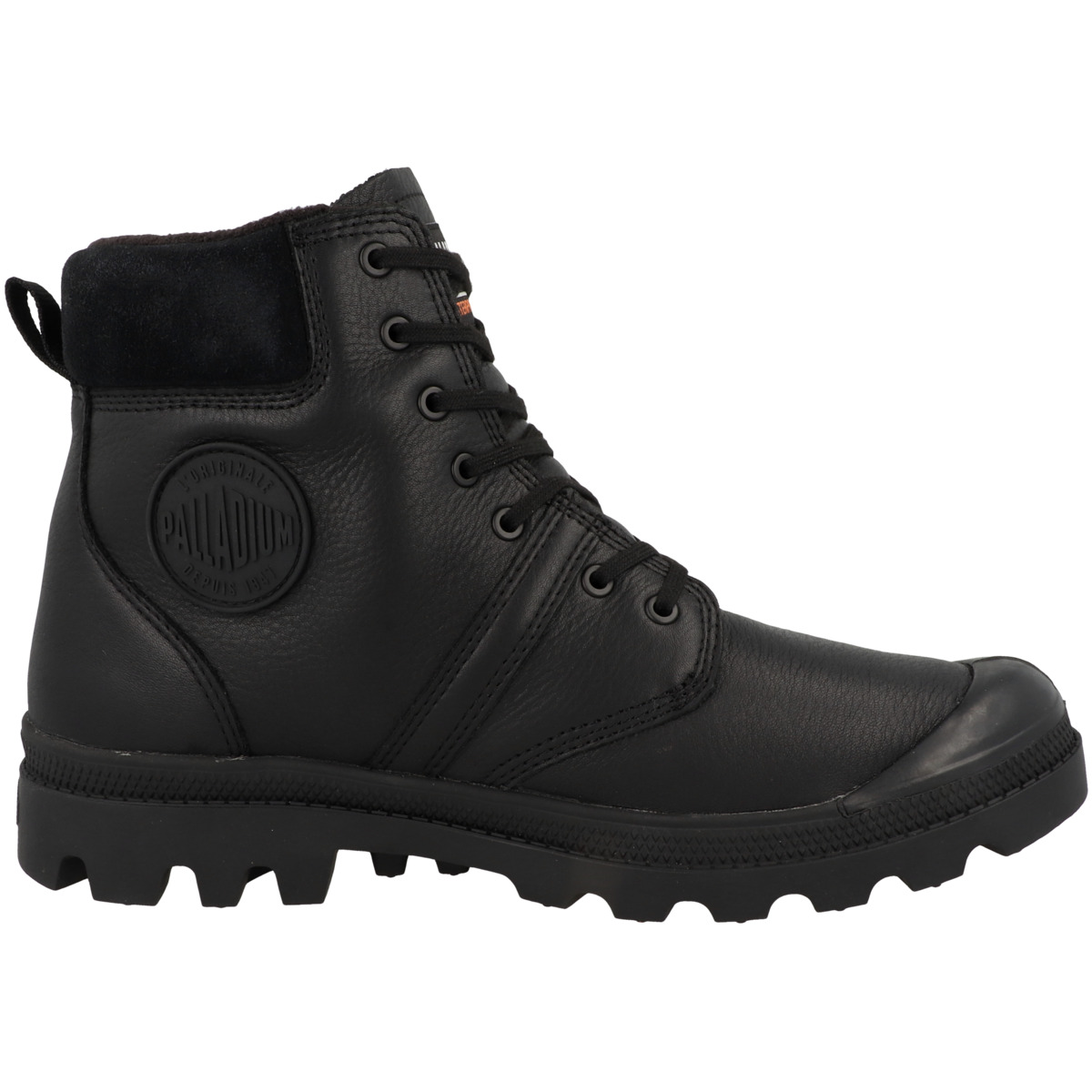 Palladium Pallabrousse Cuff Wp Schnürboots schwarz