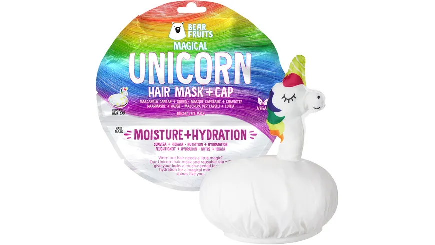 Bear Fruits Haarkur/Balsam/ Unicorn Hair Mask + Cap 20ml 20 ml