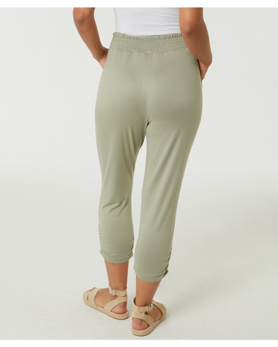 Hellgrüne Pull-on-Hose