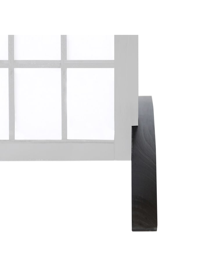 Homestyle4u Raumteiler Standfuß in Schwarz günstig kaufen onesize