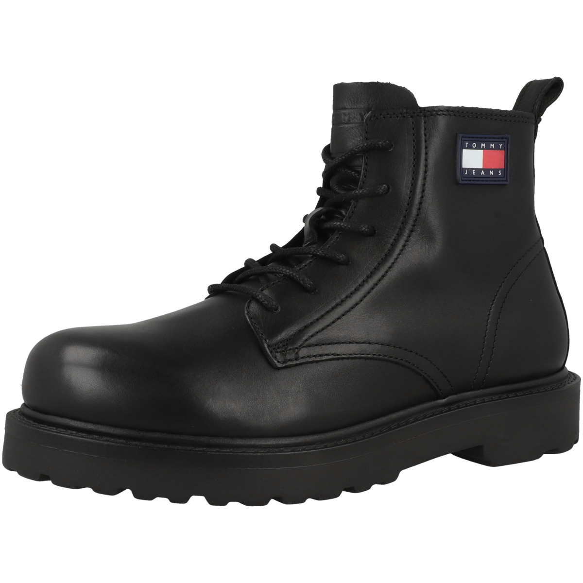 Tommy Hilfiger Tommy Jeans Ruberized Lace Up Schnürboots schwarz