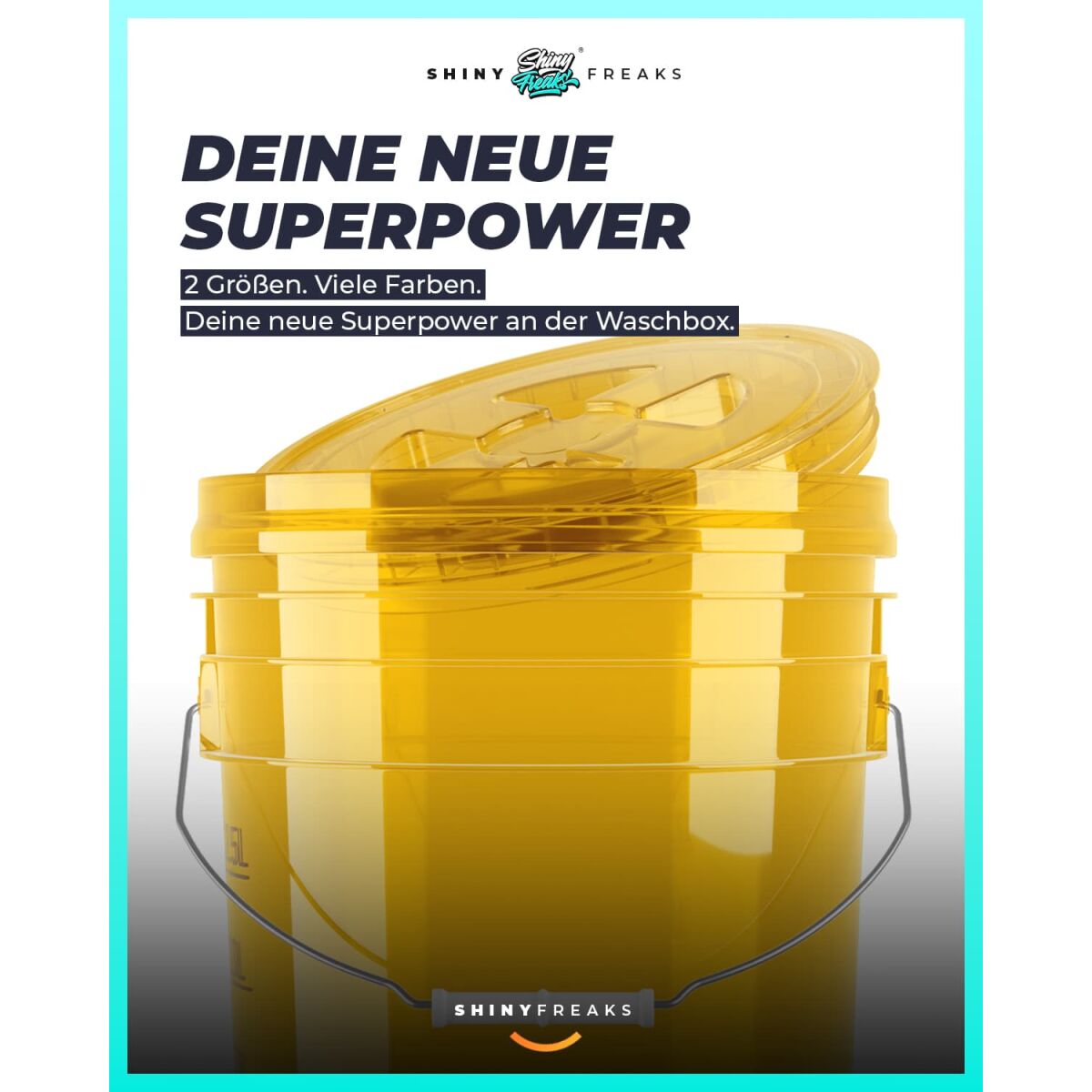 chemicalworkz Performance Buckets Wascheimer 5GAL Gold Transparent