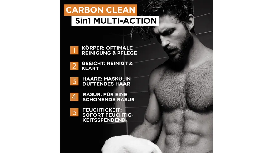 L'Oréal Men Expert Shower Total Clean Carbon 250ml 250 ml
