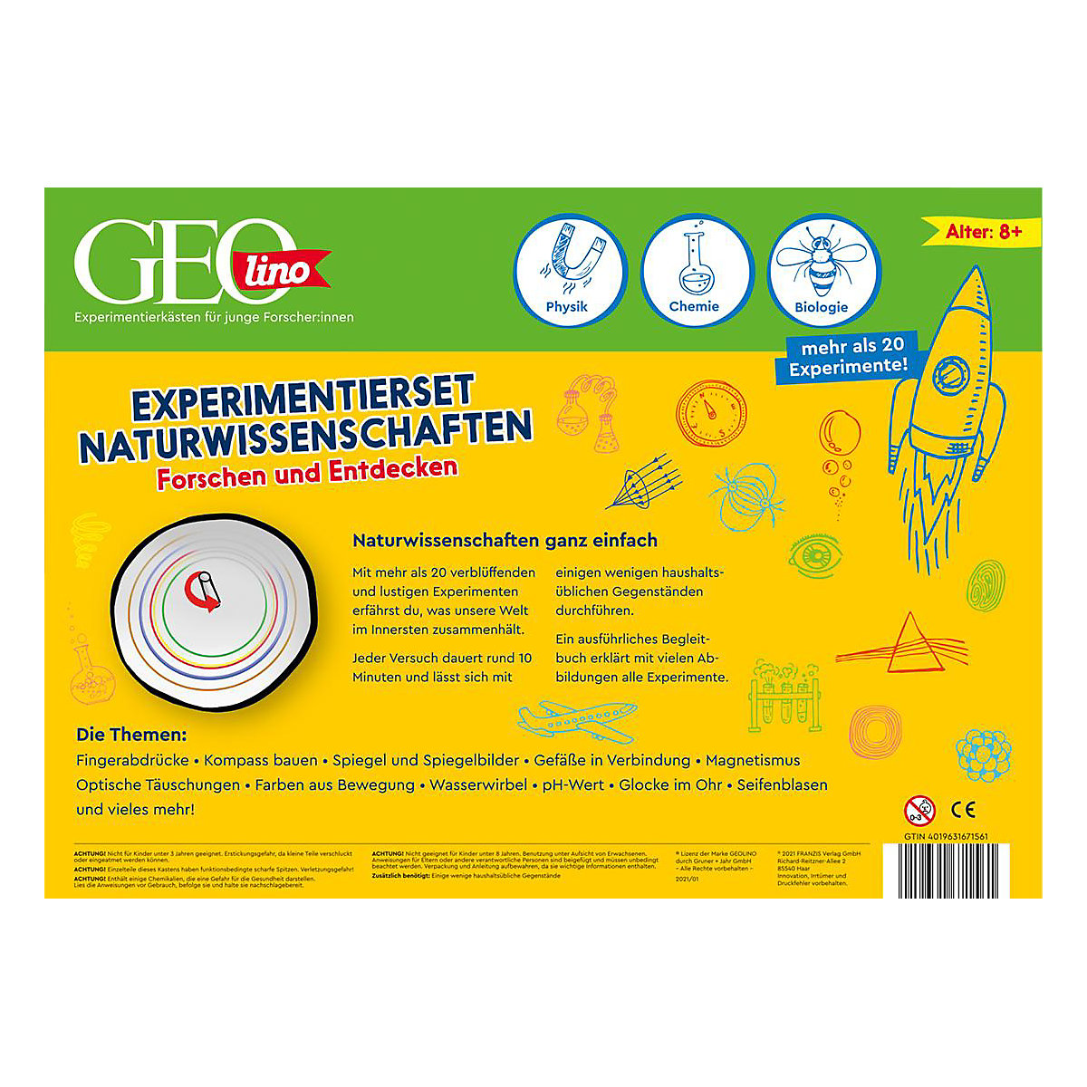 GEOlino - Experimentierset Naturwissenschaft