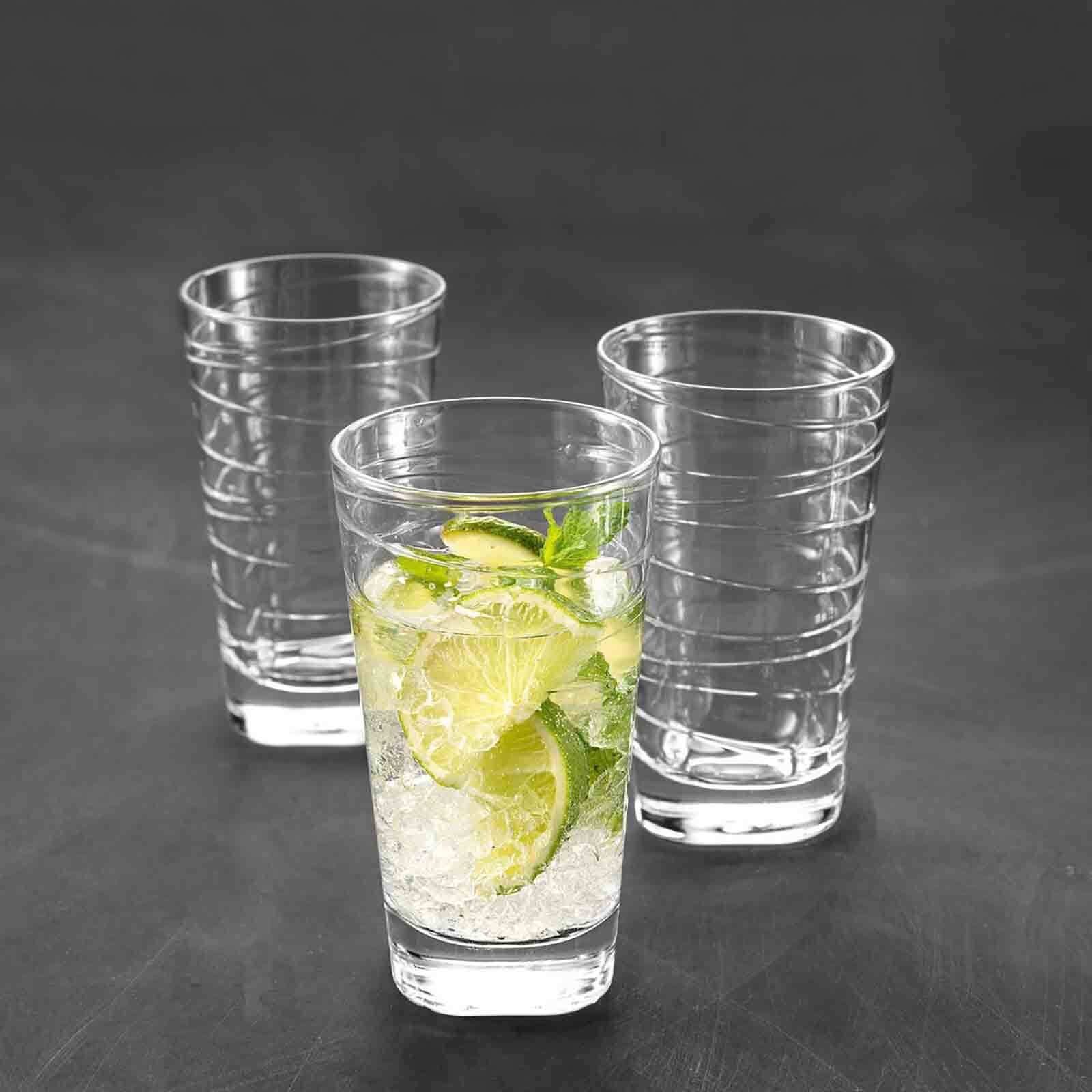 LEONARDO Glas Vario Struttura Trinkglas 280 ml, Glas