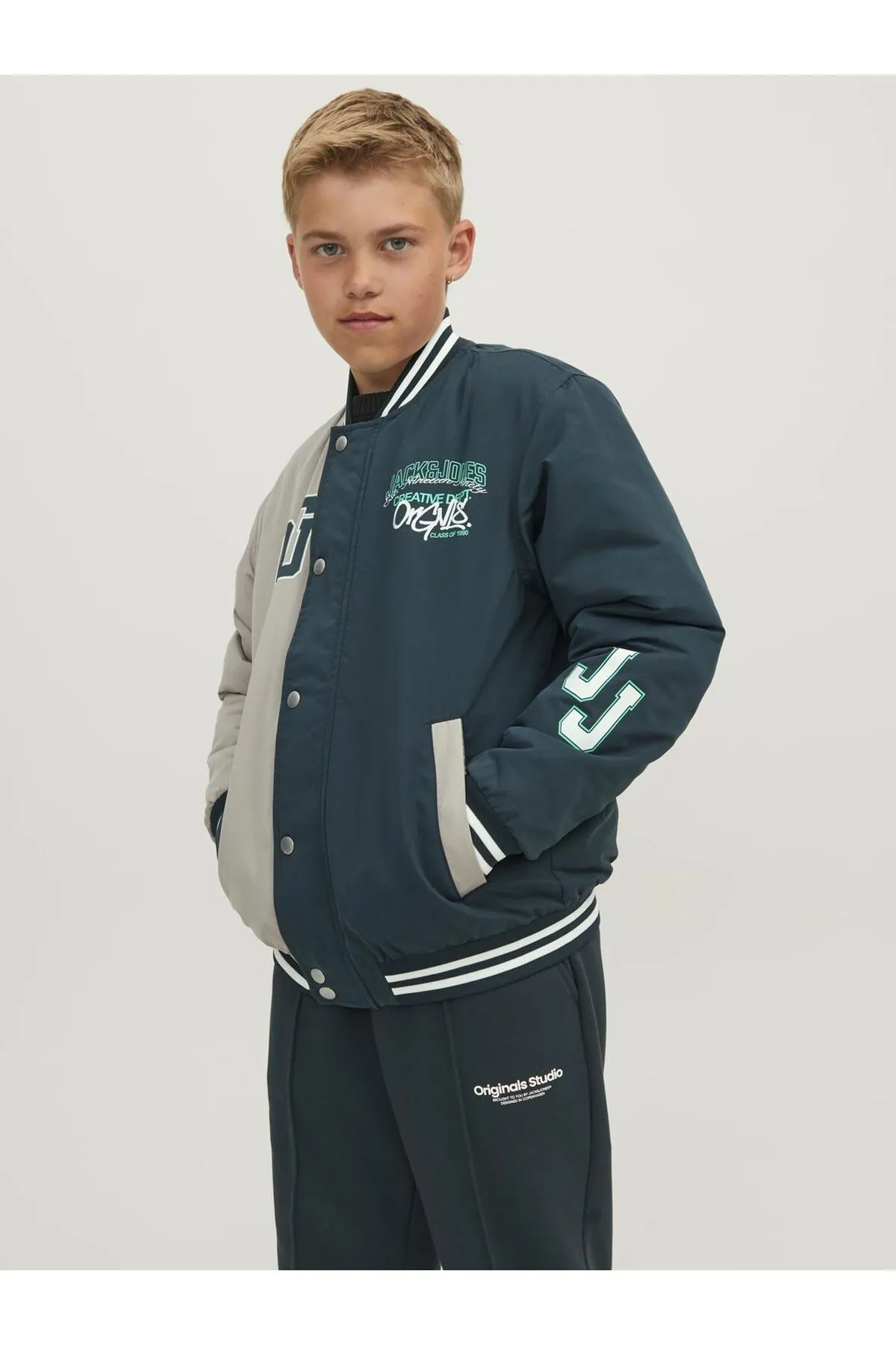 Jack & Jones Junior  Jacke - Grün - Regular Fit