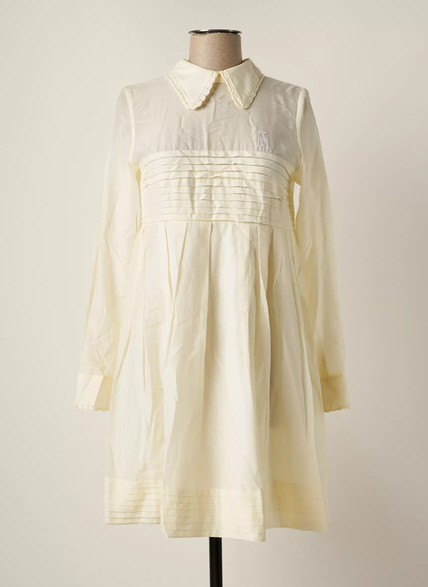 Manoush Robes Courtes Femme couleur beige