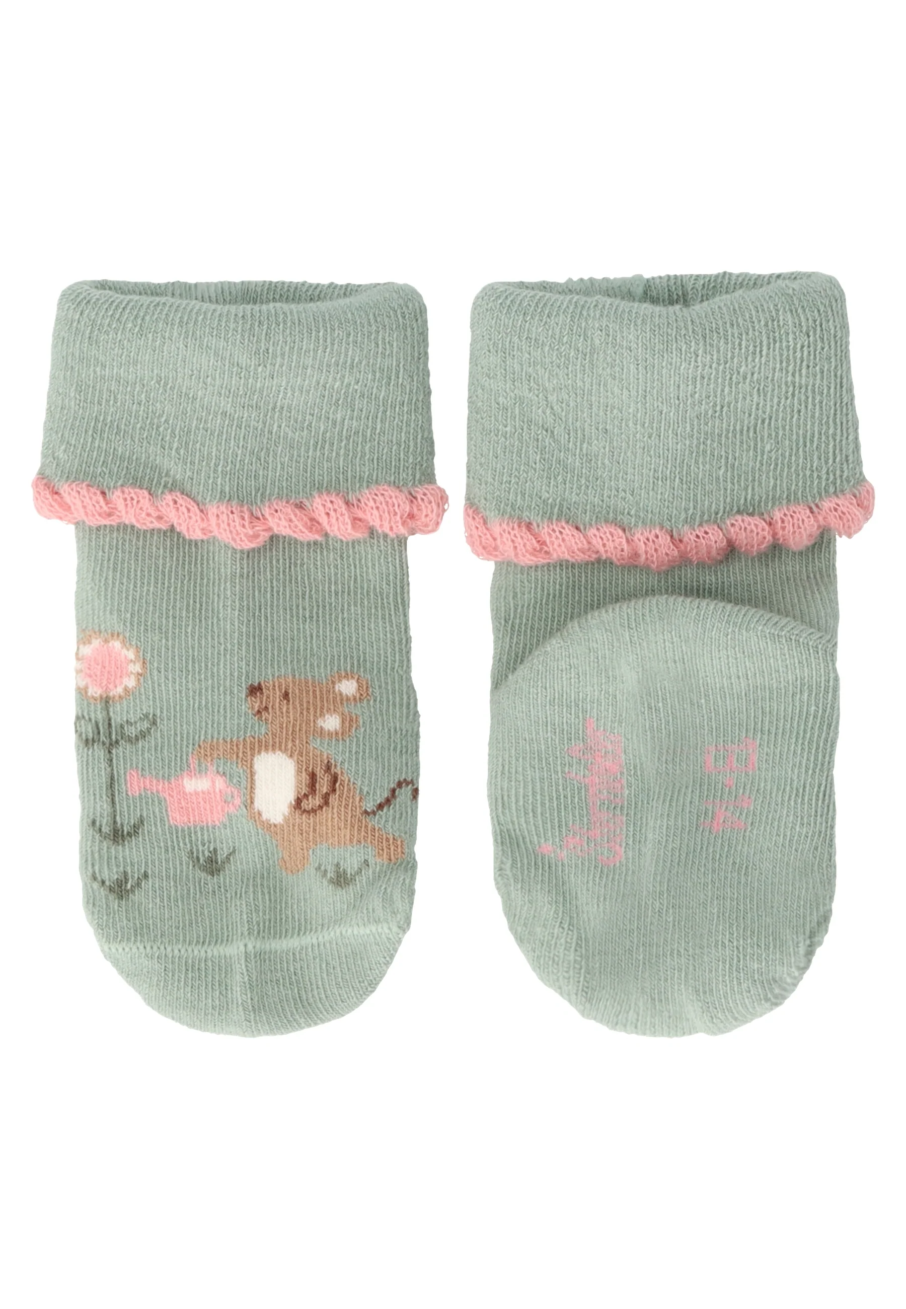 Socken im 3er Pack mit Motiv Maus in versch. Farben