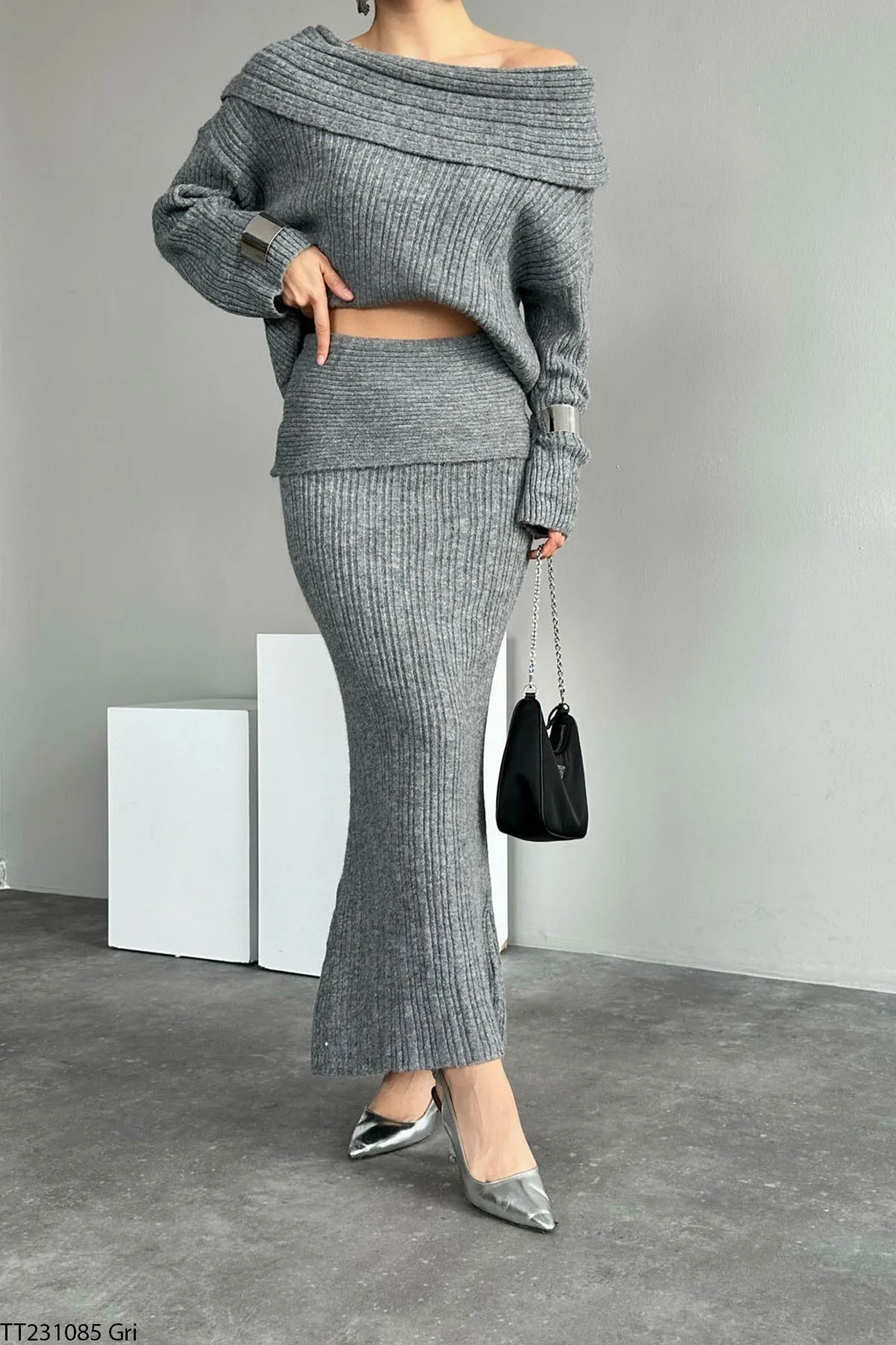 Laluvia  Zweiteiler - Grau - Regular Fit