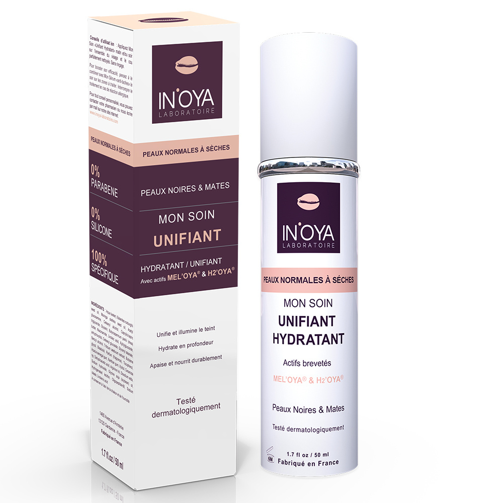in'oya Mon Soin Unifiant Hydratant Soin de jour hydratant, anti-taches et unifiant