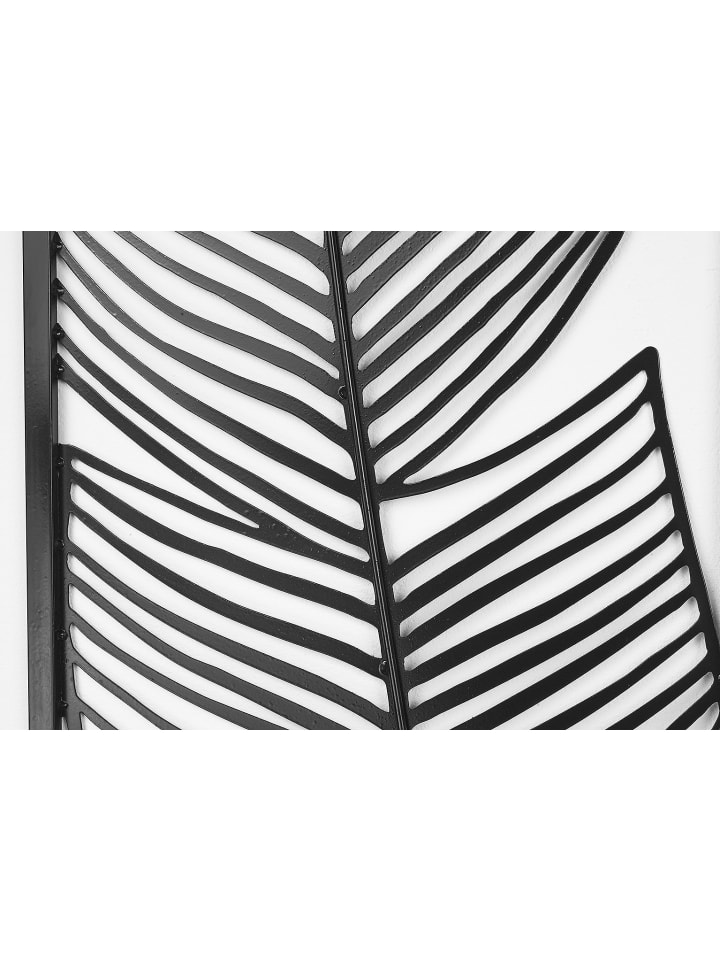 kobolo Metallbild FEATHER in Schwarz günstig kaufen onesize