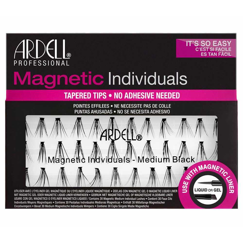 Ardell Faux Cils Magnétiques Touffes Individuals Medium Faux-Cils en Touffes Magnétiques avec aimants invisibles