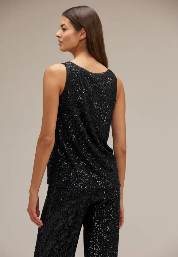 Street One Party Pailletten Top