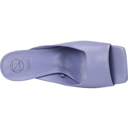 ekonika Mules mit offener Karree-Spitze