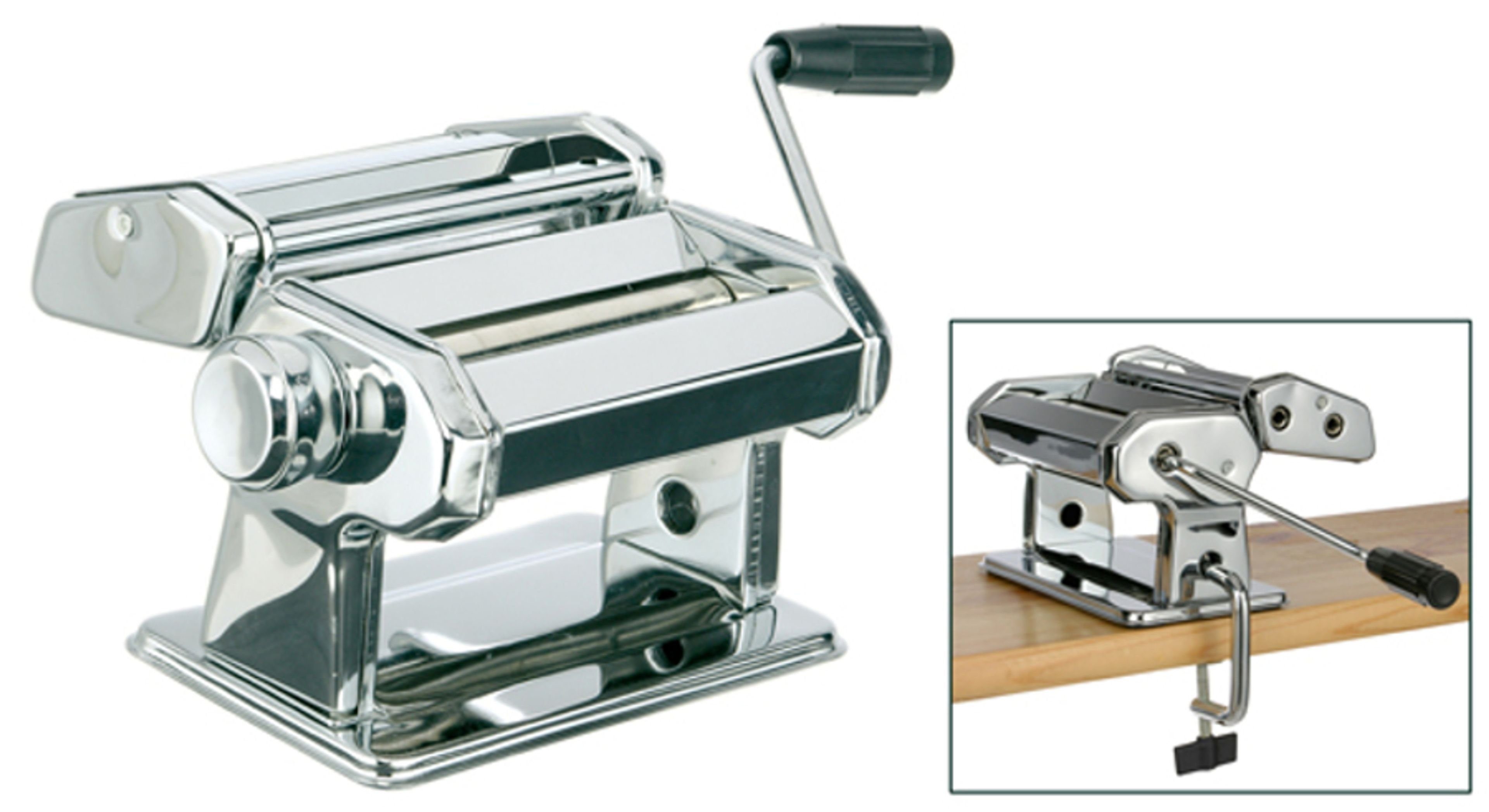 Gravidus Nudelmaschine Edelstahl Nudelmaschine Pasta Tagliatelle Maschine