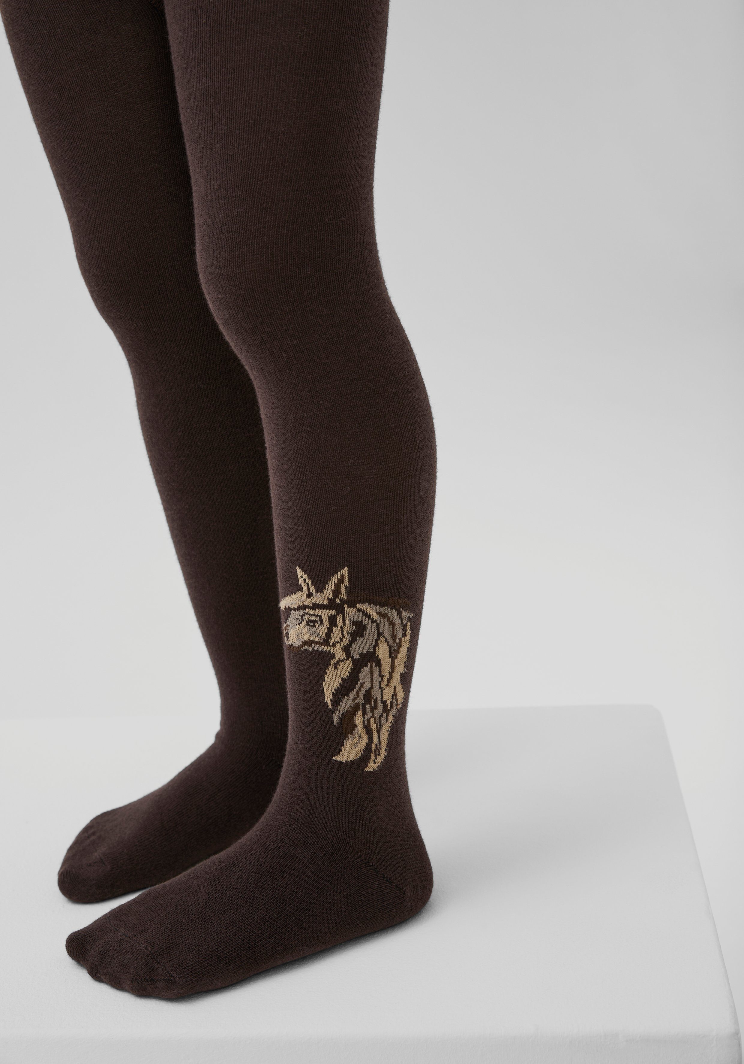 H.I.S Strickstrumpfhose (Packung 3 St) mit Pferde Motiven