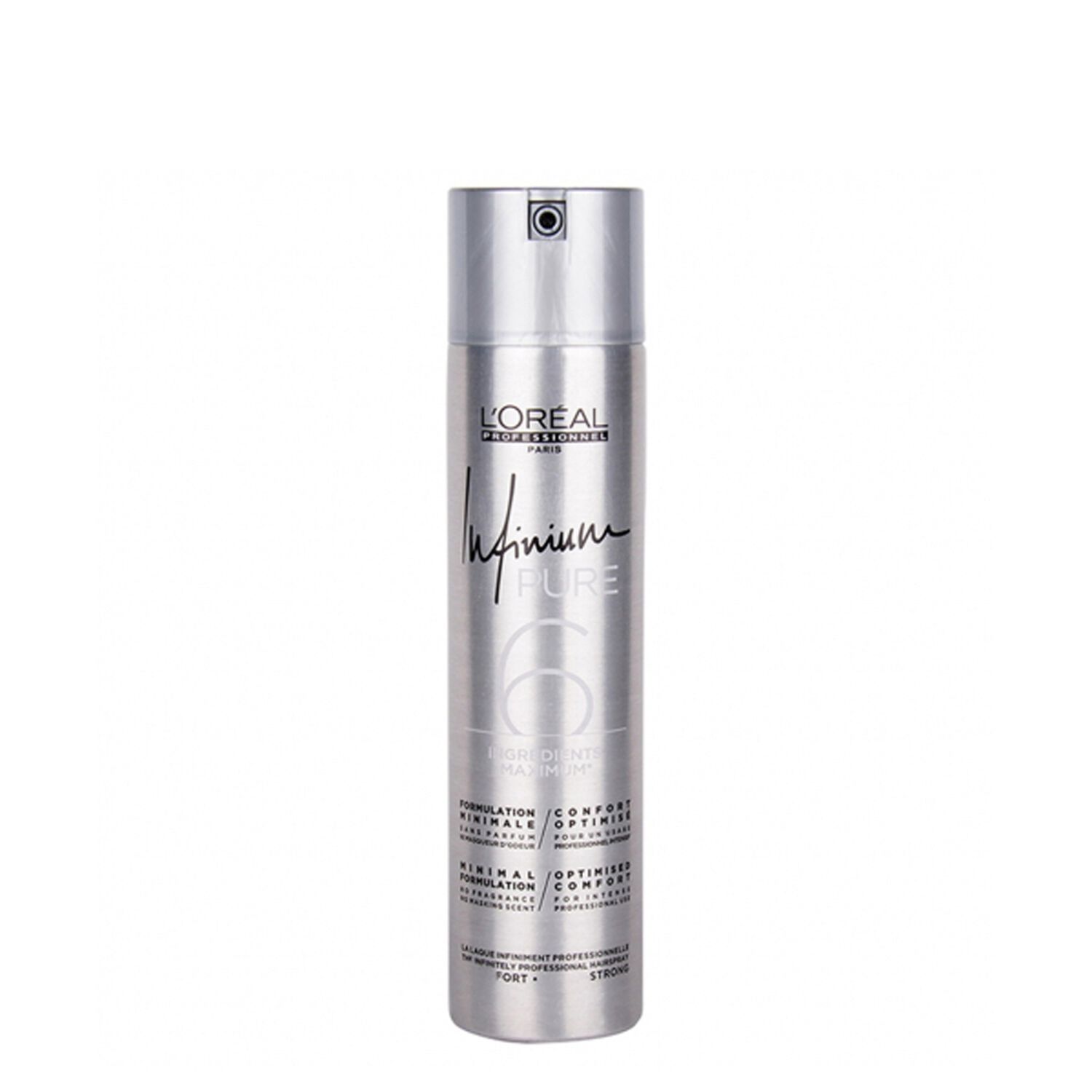 l'oréal professionnel Infinium Pure 6 Laque Fixation Forte 75 ml