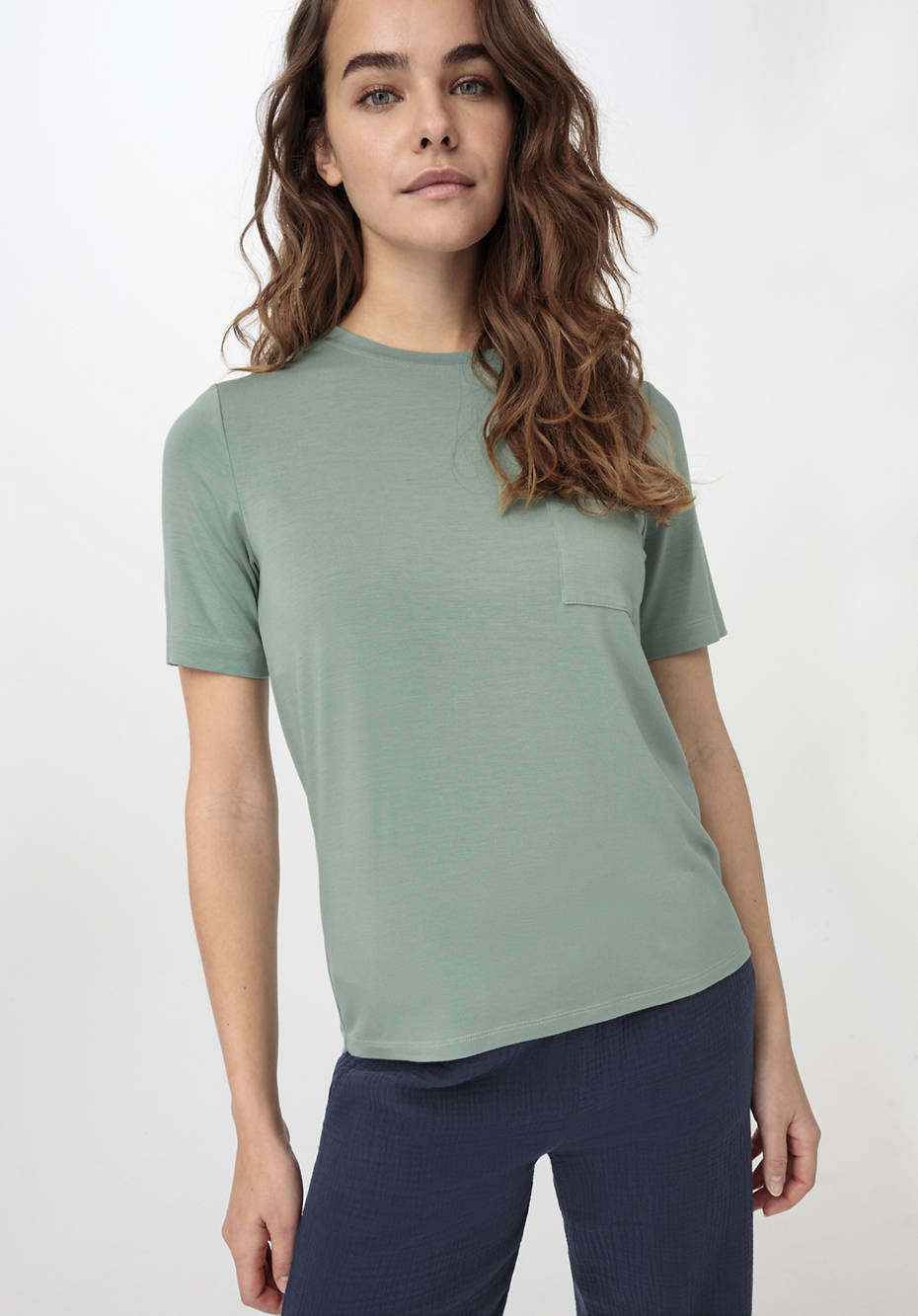 Halbarm Schlafshirt aus Tencel™Modal