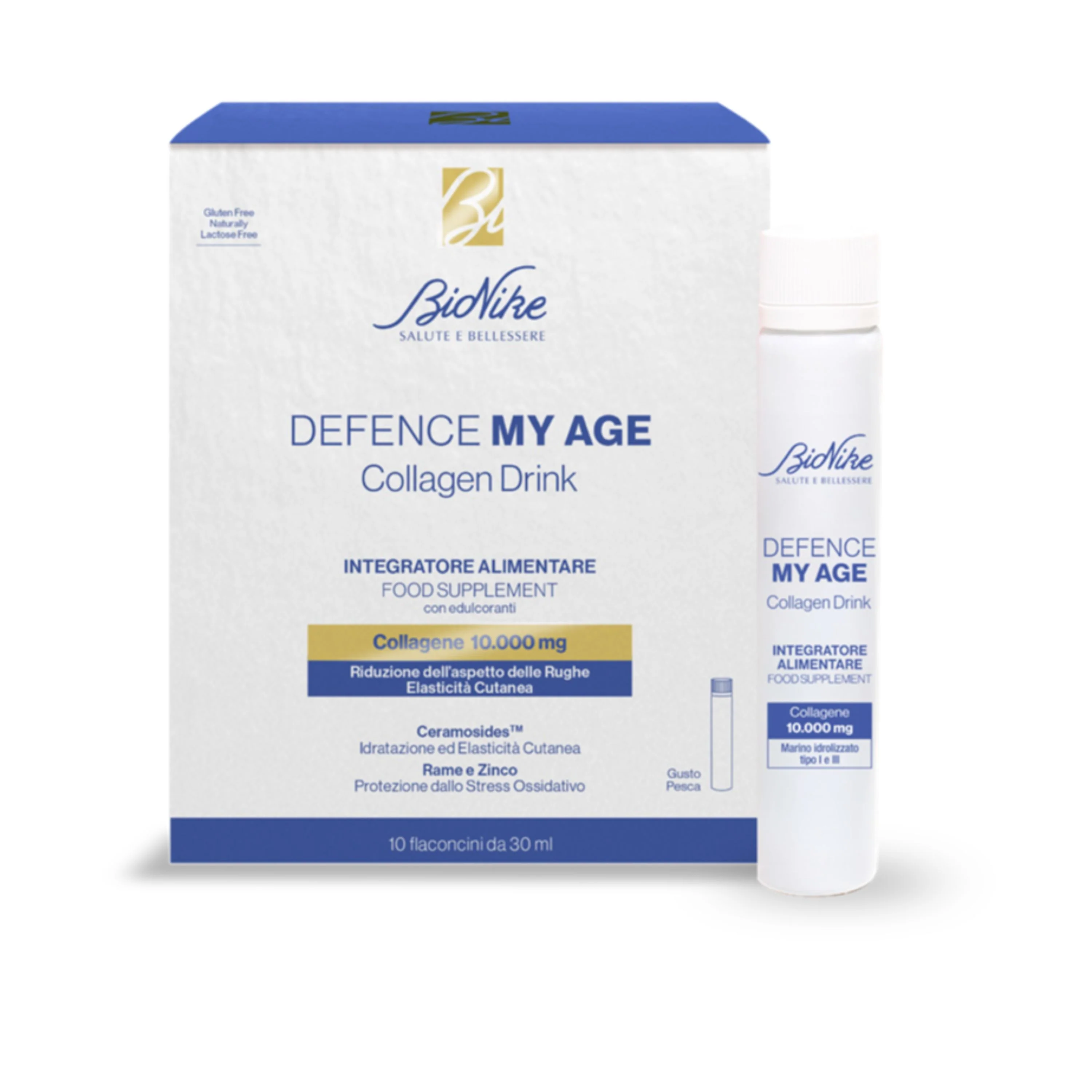 Supliment alimentar cu băutură de colagen Defence My Age - Supliment facial