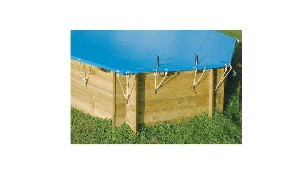 Ubbink Pool-Abdeckplane Ubbink Winter- und Sicherheitsplane - 550g - 410 cm - sechs-eckig