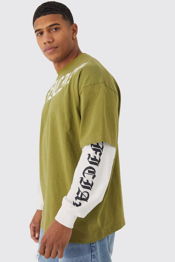 Oversize T-Shirt mit Official Print