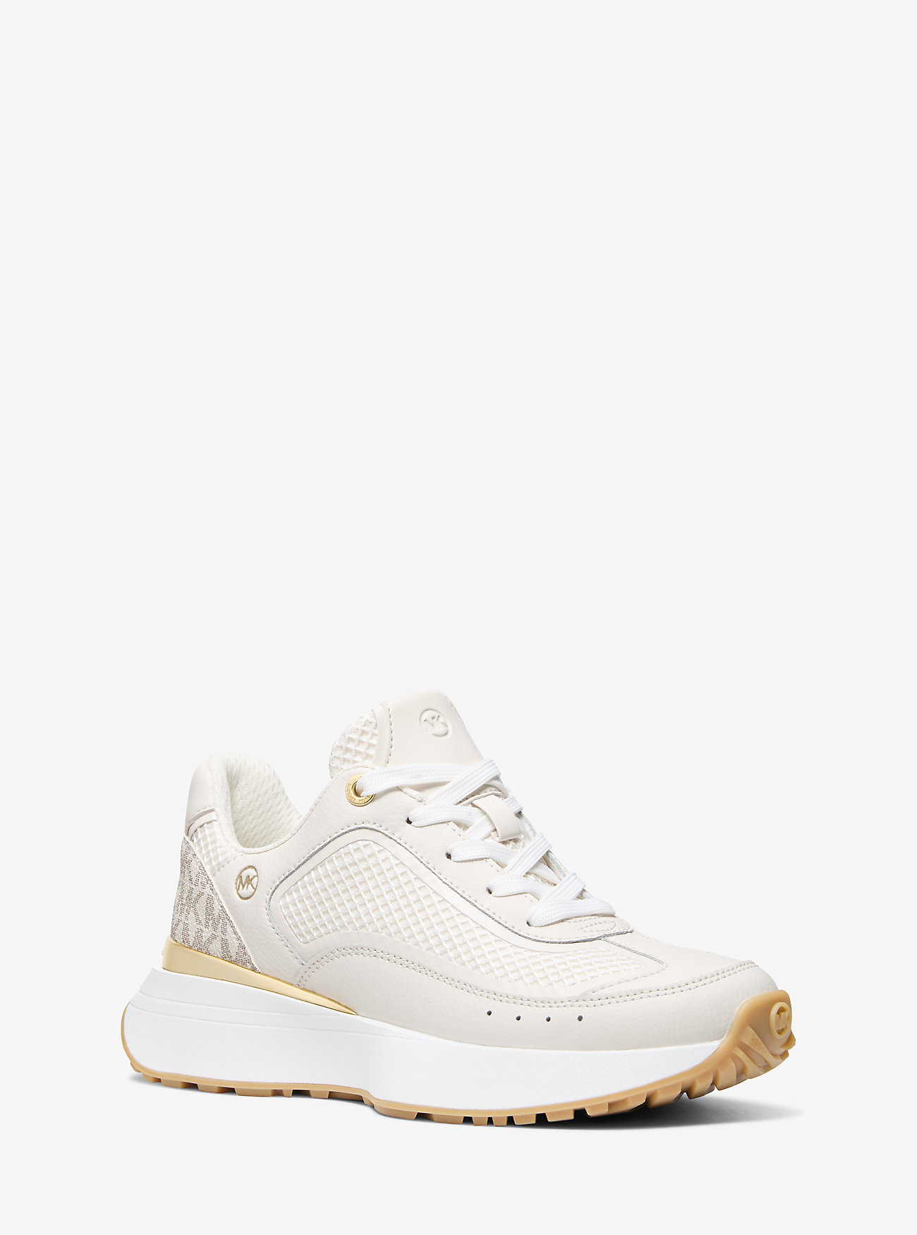 Ari Mixed-Media Trainer - VANILLA