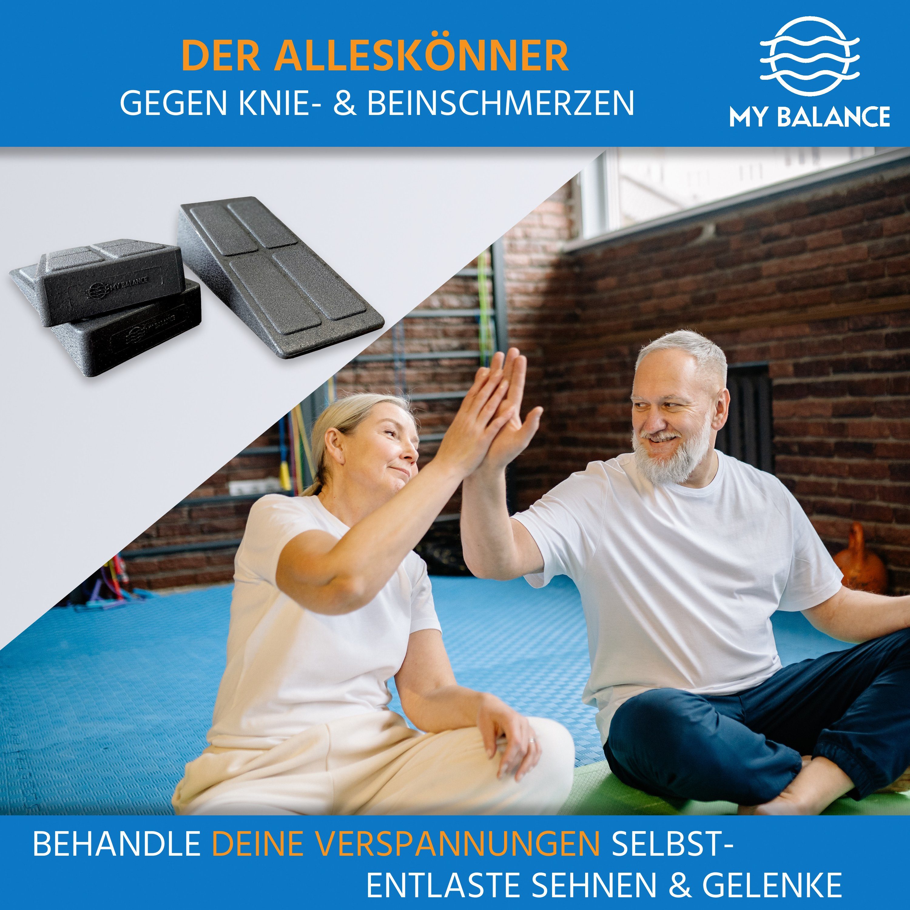My Balance Multitrainer My Balance Premium Wadendehner 3er Set inkl. E-Book, (3-St., Mit gratis E-Book)