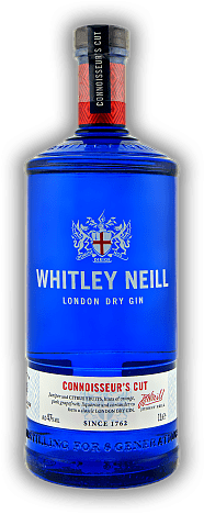 Whitley Neill Connoisseur's Cut London Dry Gin 47% 1,0 Liter Whitley Neill Connoisseur's Cut London Dry Gin 47% 1,0 Liter  1	 Liter - Vol 47%