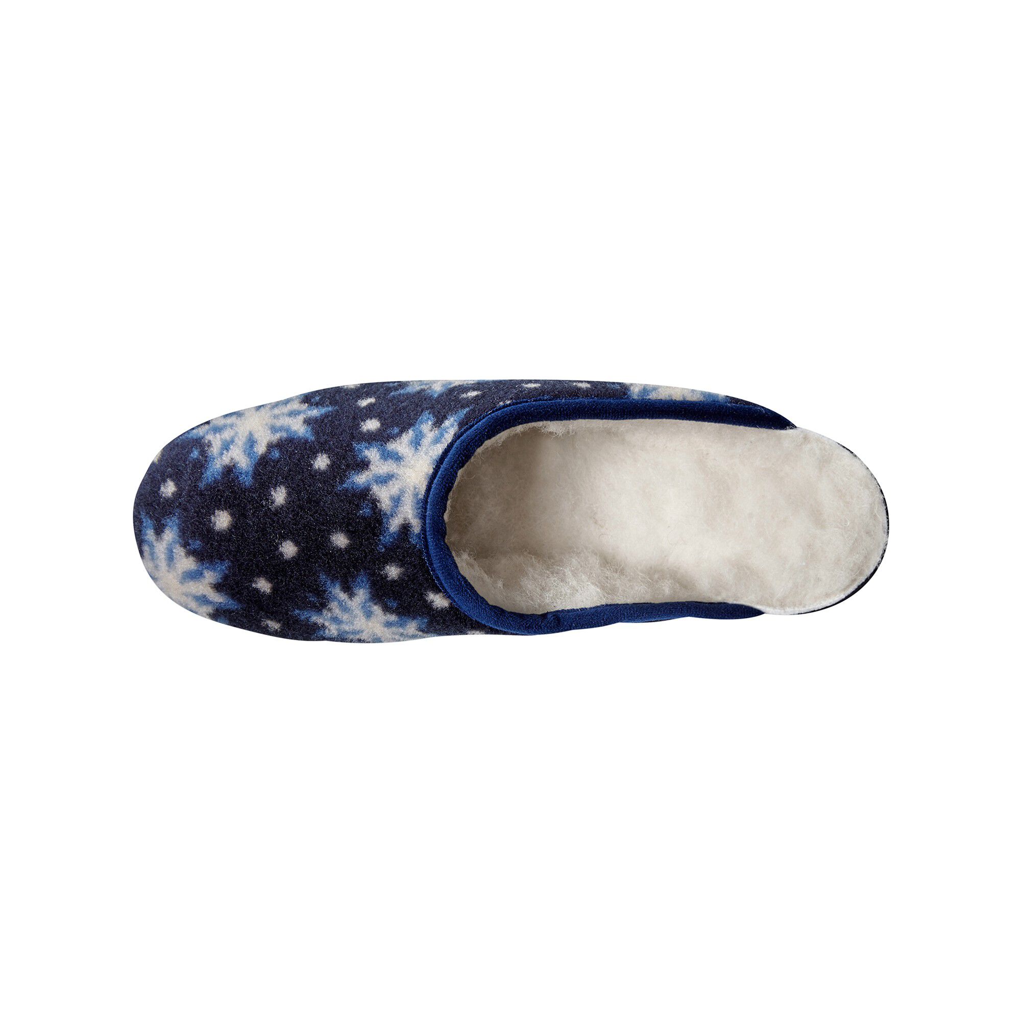 Chaussons mules flocon