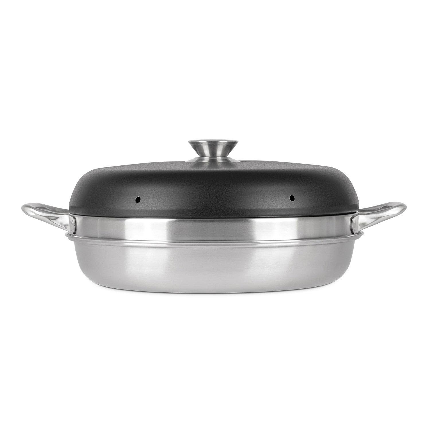 Petromax Backblech Camping Backofen + Backblech 4teiliges Set, Edelstahl