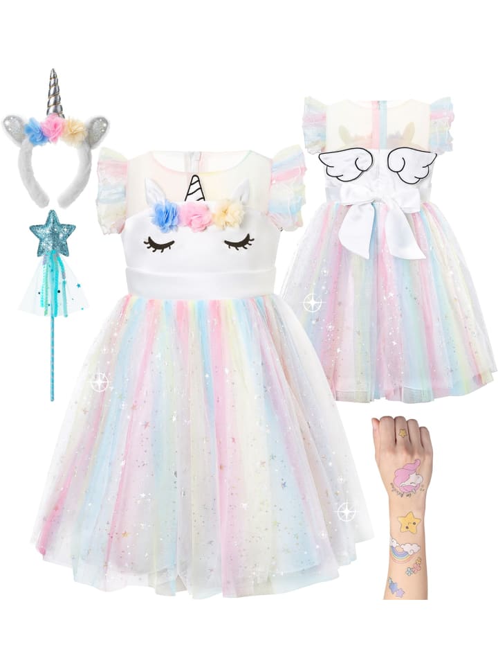 Corimori Einhorn Kleid für Kinder in Weiß günstig kaufen