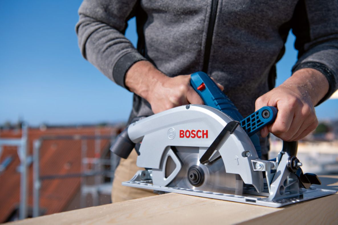 Bosch Blue 06016C9001 GKS 18V-68 Akku-Kreissägen-Set 140 mm (ohne Akku und Ladegerät)