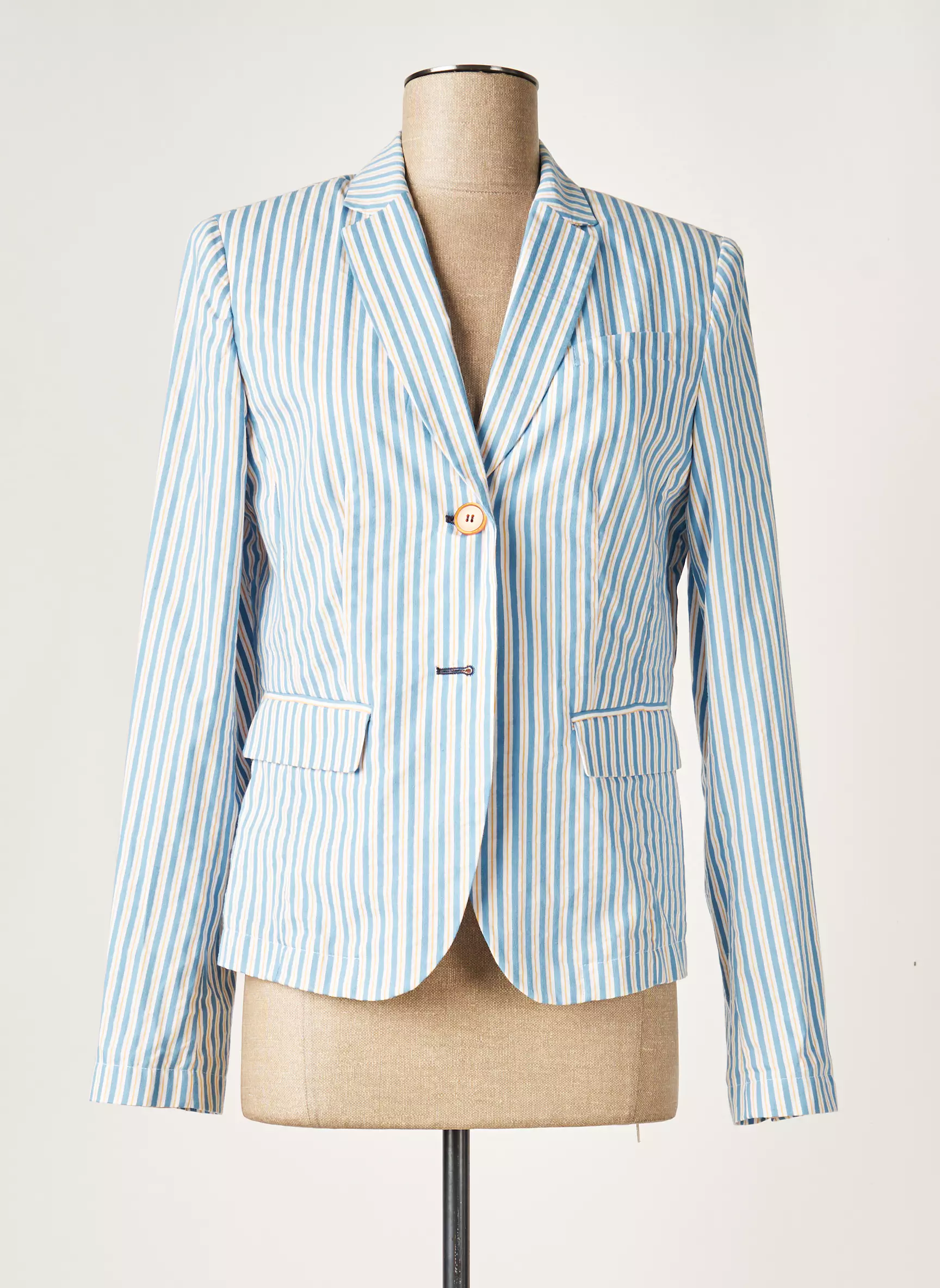 Change Loving Fashion Blazers Femme couleur bleu