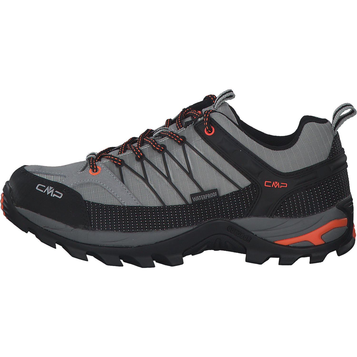 CMP Rigel Low WP 3Q54457, Trekkingschuhe, Herren, cemento-nero