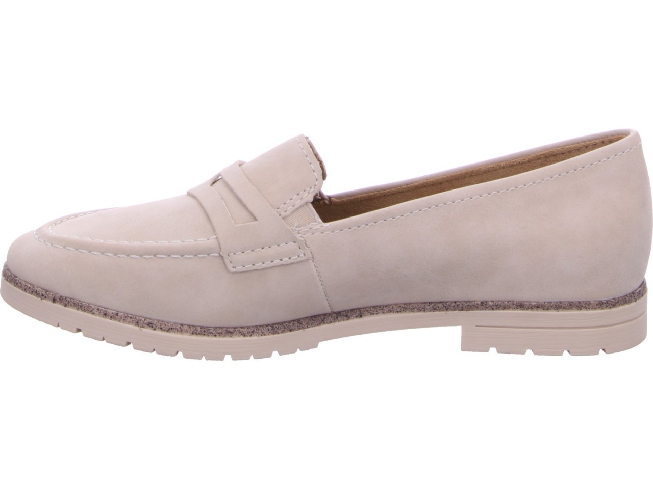RIEKER Klassische Slipper beige
