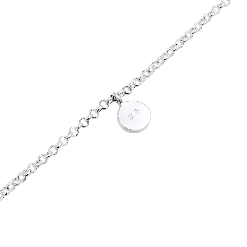 Elli Elli Bracelet de Cheville de Cheville Bijoux Pied Femme - (925/1000) Argent Bijoux