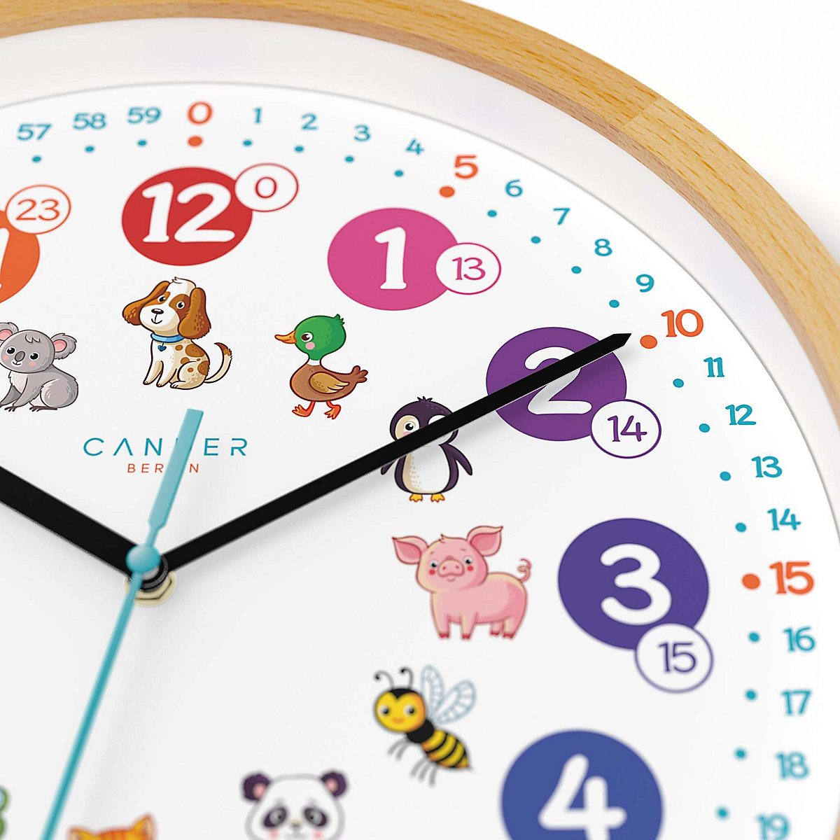 Lautlose Wanduhr