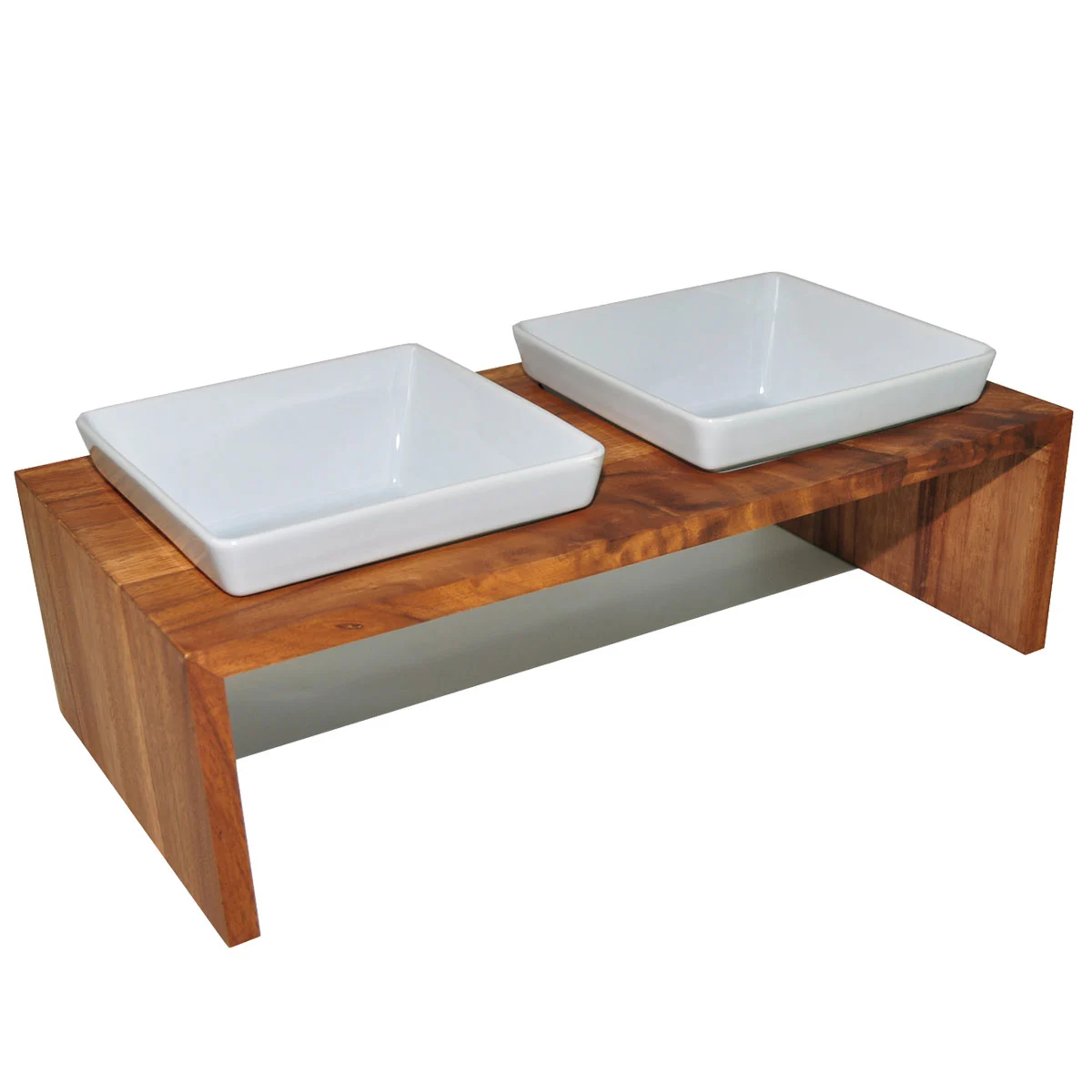 Replus Futterstation Meshidai Doppelnapf Teak kaufen