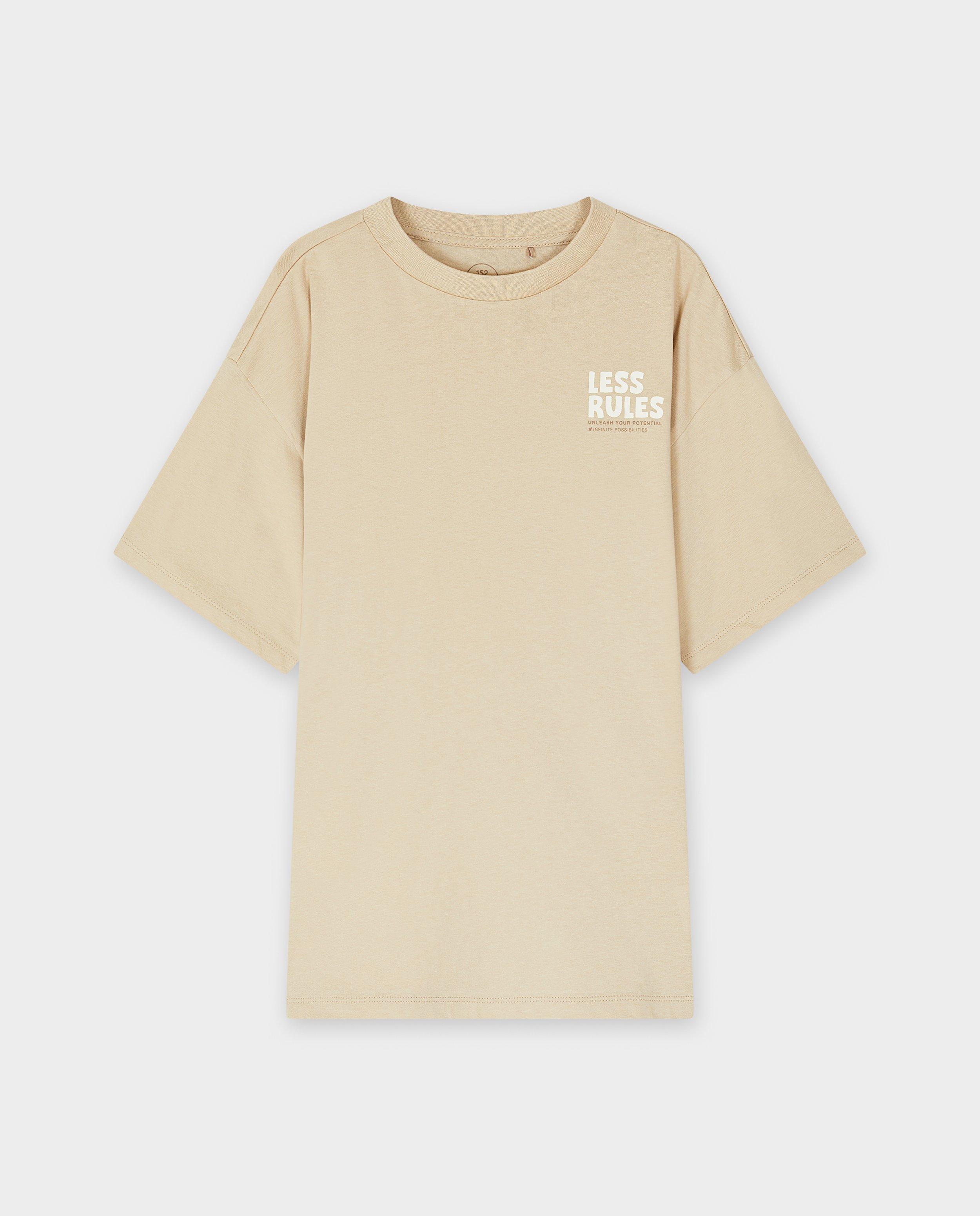 Tricou Besties cu imprimeu pe spate maro deschis