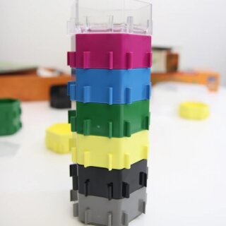 Honeycombs Ressourcenschalen inkl. Deckel (Schwarz) (3)