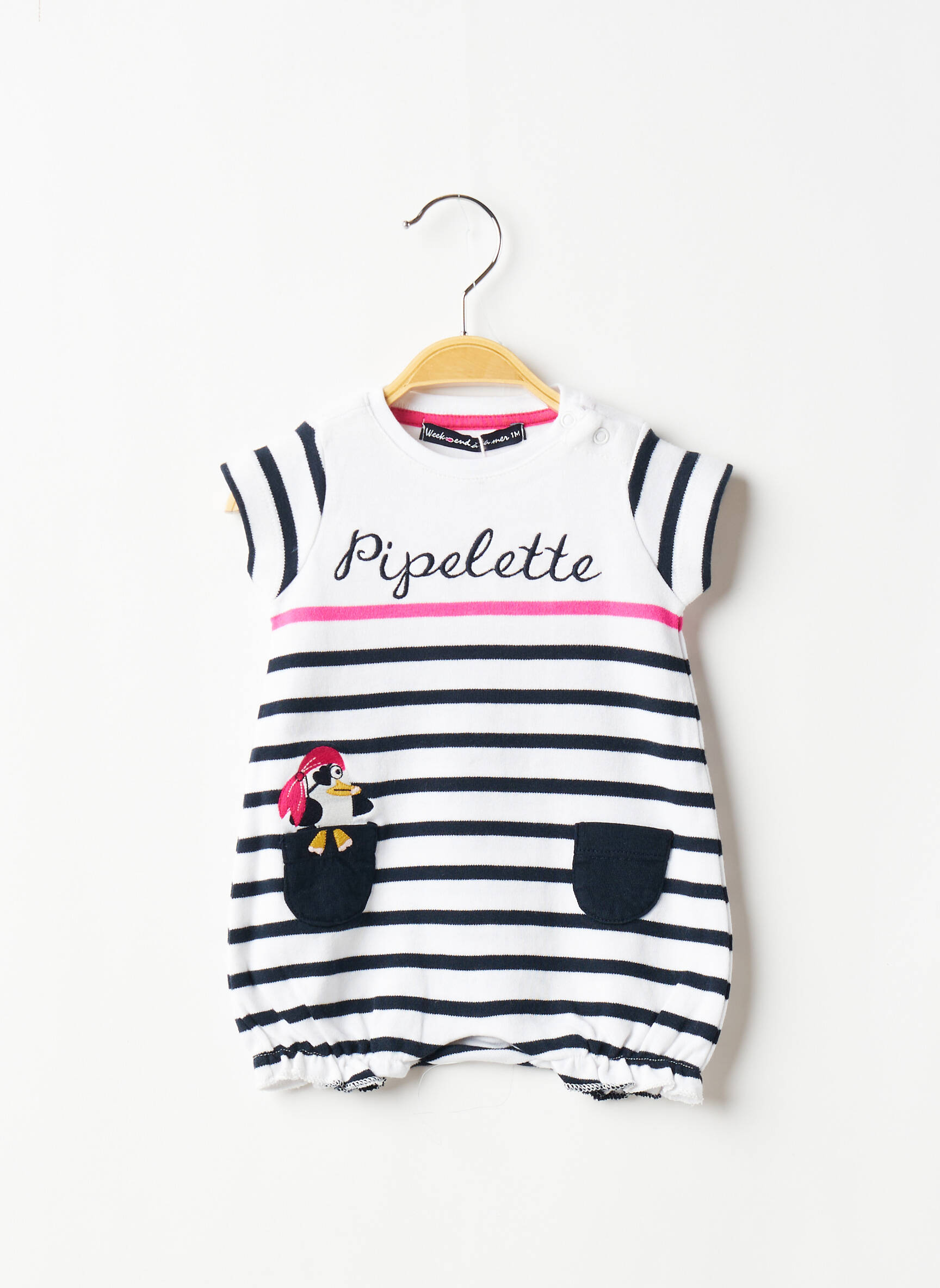 Week End A La Mer Pyjamas 1 Fille couleur blanc