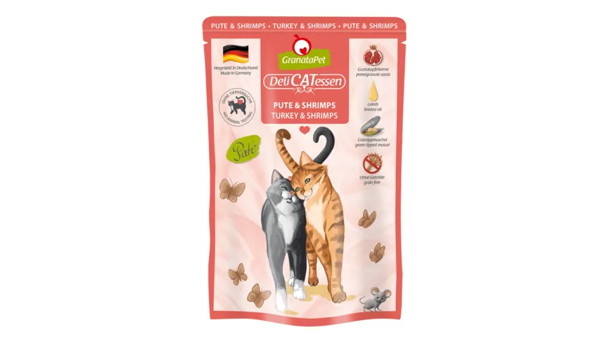 GranataPet Katzennassfutter Pute und Shrimps 85 g