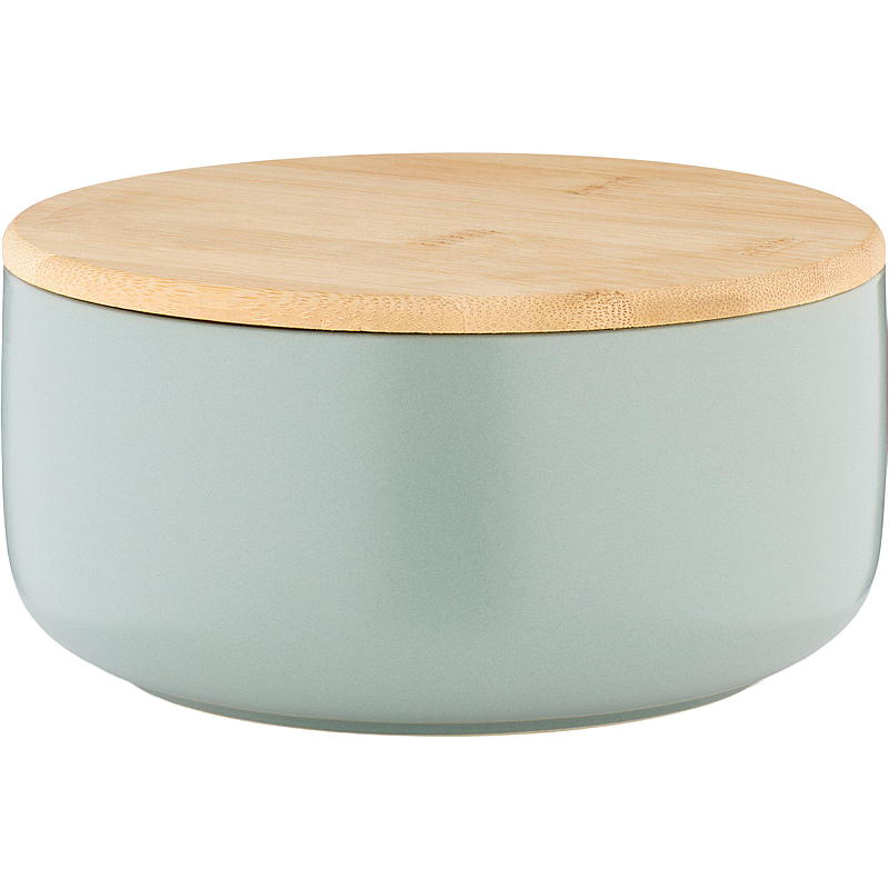 Cuisine Keramikkbolle ø 17 cm m/bambuslokk grønn