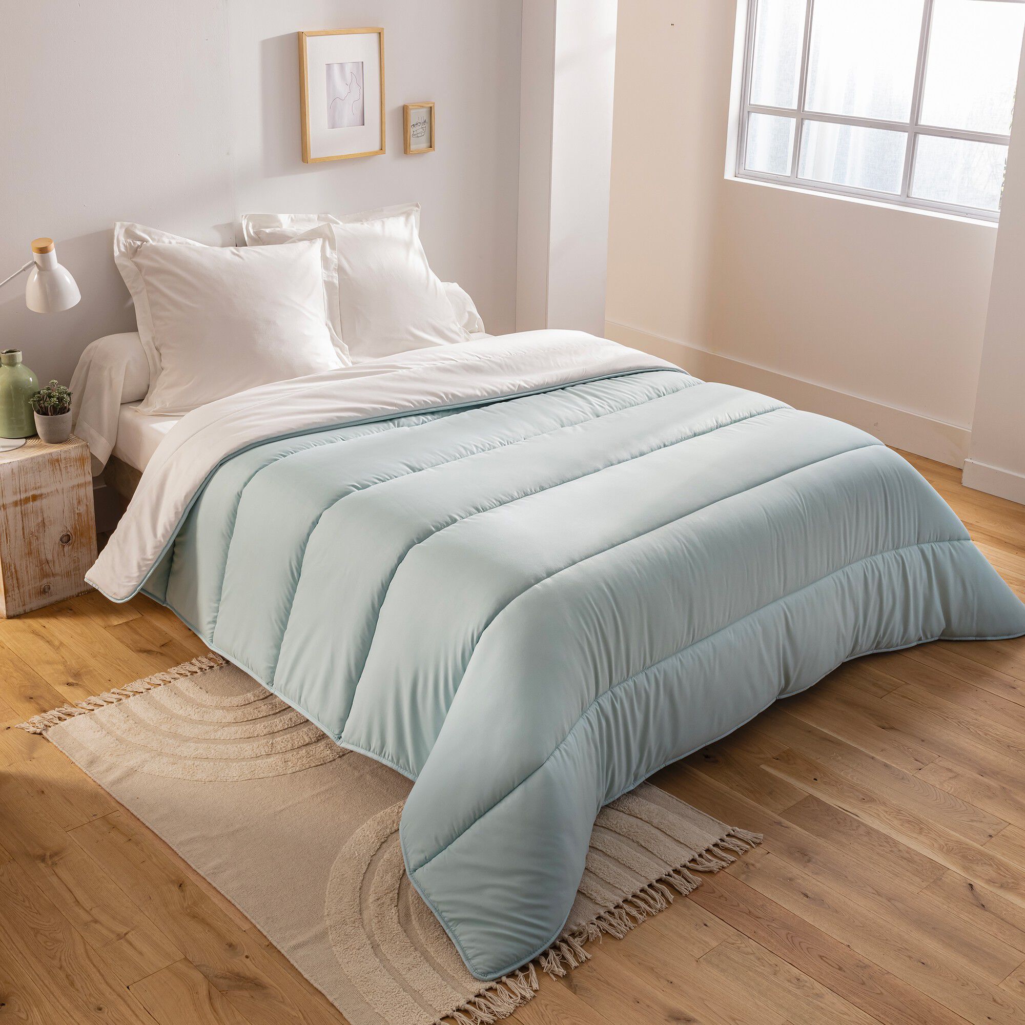 Couette microfibre imprimée Pastel 400g/m2