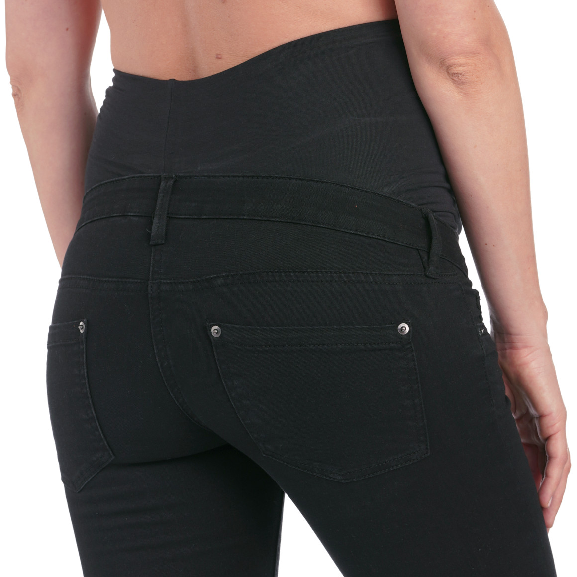 Damen Umstands-Jeggings mit breitem Bauchbund