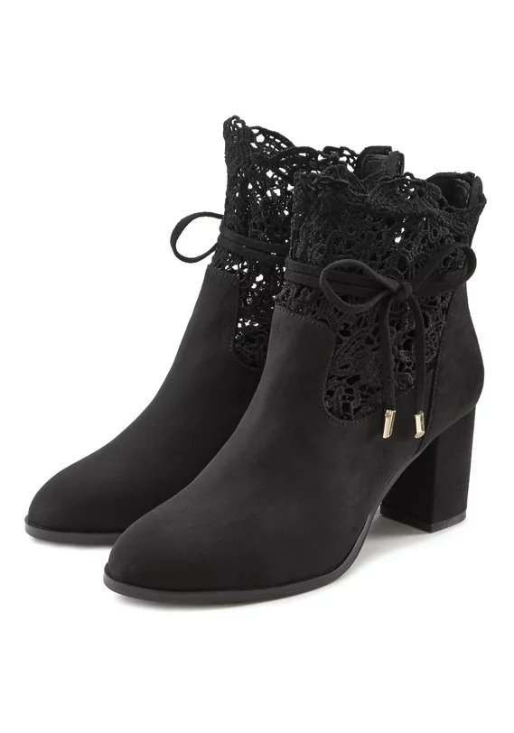 High-Heel-Stiefelette
