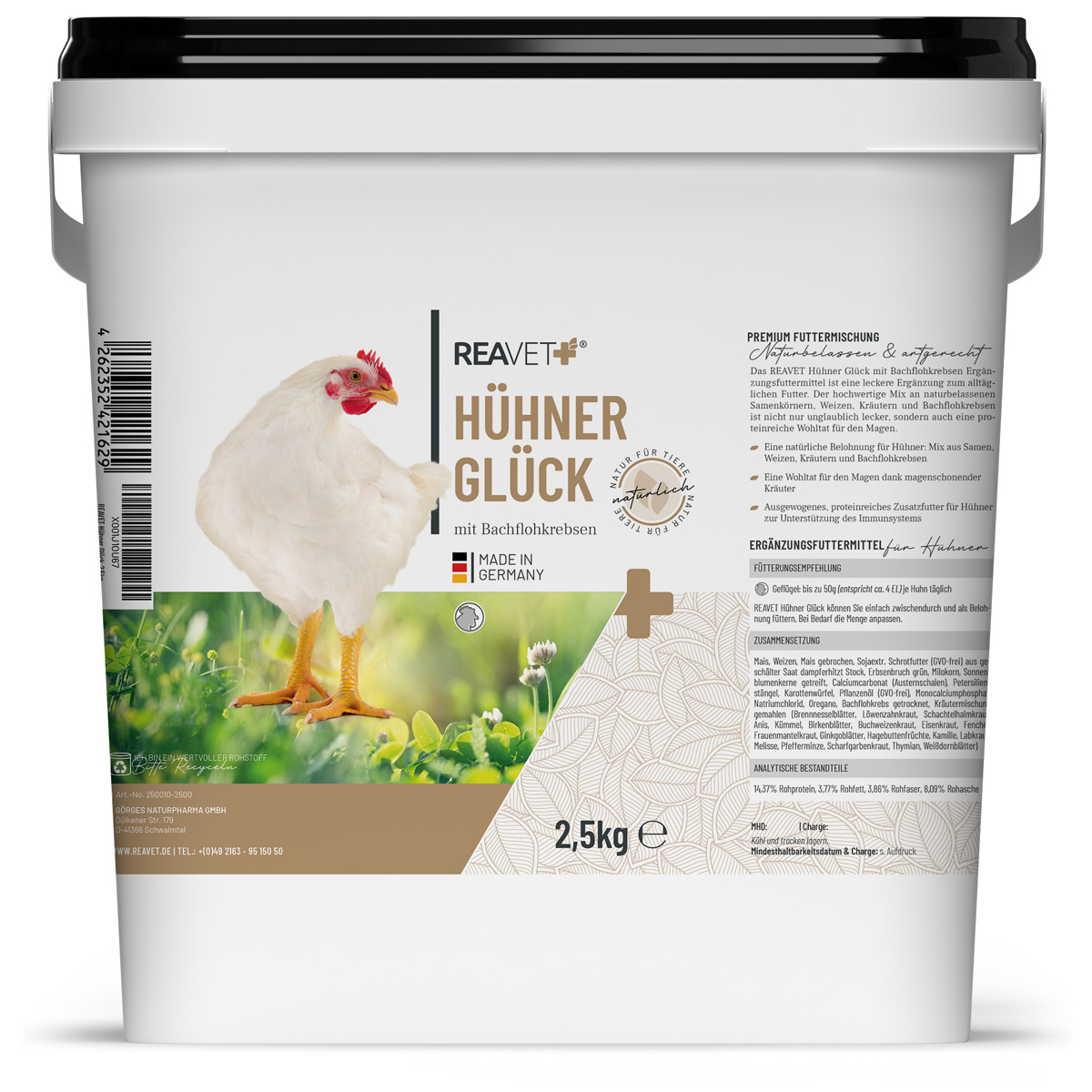 REAVET Zubehör REAVET Hühner Glück - Hühnerfutter 2,5kg