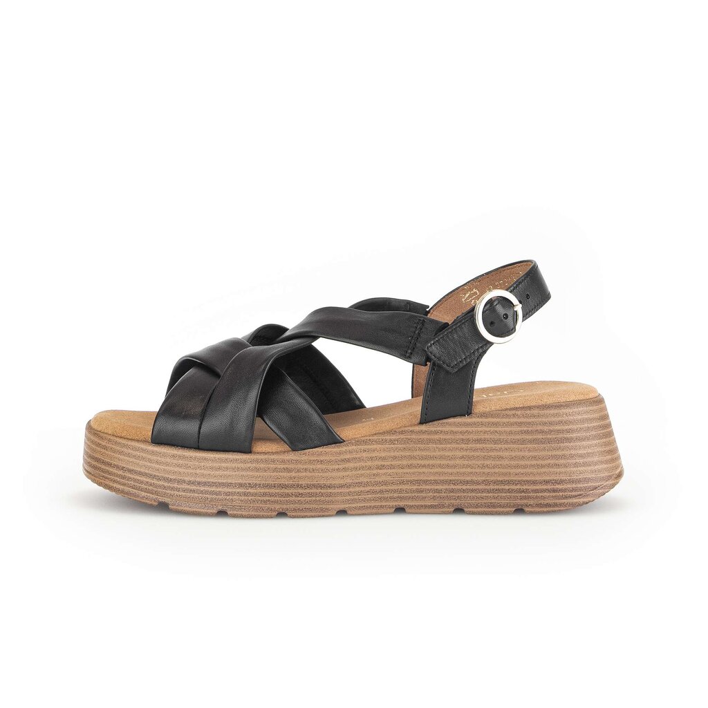 Gabor comfort Plateau Sandale schwarz