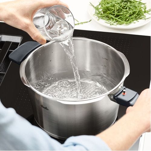 Vitavit® Premium – 2-teiliges Schnellkochtopf Set 3,5 + 6 Liter mit gratis Glasdeckel