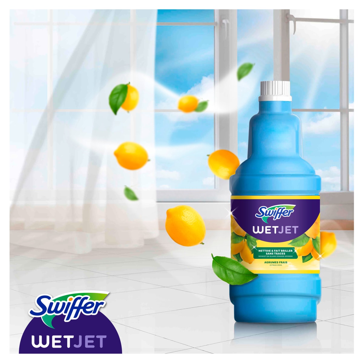 Bodenreiniger Wet Jet Nachfüllpack, 1,25 l